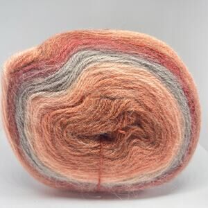 ICE Yarns Cakes Mohair, Camel Copper Salmon Beige